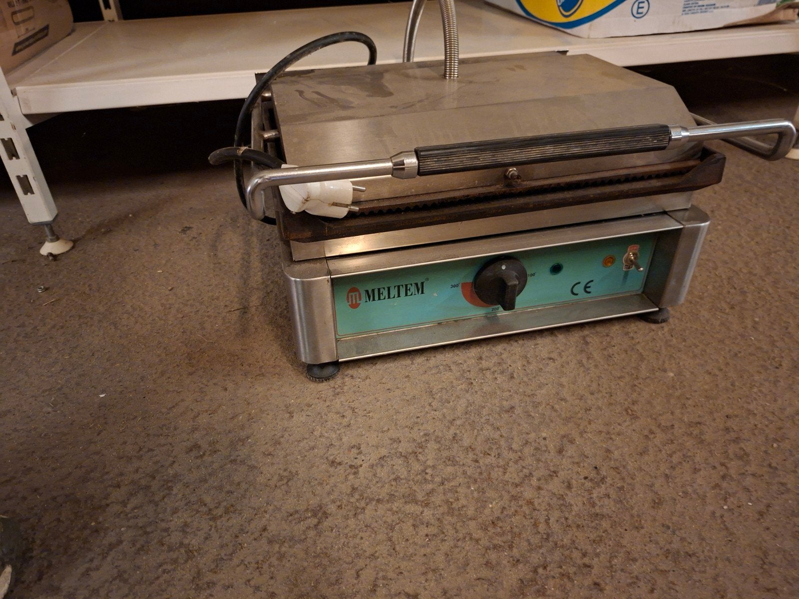 Groot professioneel tosti ijzer - Meltem, Ophalen of Verzenden, Gebruikt