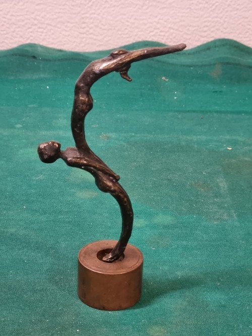 beeld brons ballans corry ammerlaan vintage, Verzamelen, Beelden en Beeldjes, Ophalen of Verzenden