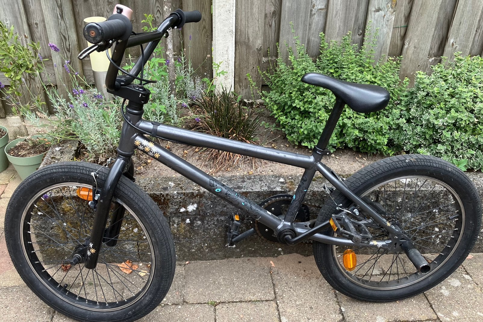 BMX - Btwin Wipe 100 ( Decathlon), Ophalen, Gebruikt, Staal, Velgrem