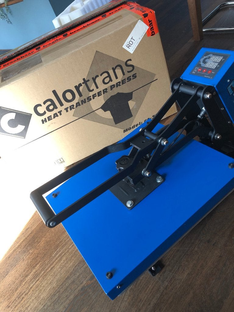 Calortrans Heat Transfer Pers, Ophalen, Gereedschap of Toebehoren, Nieuw, Metaal