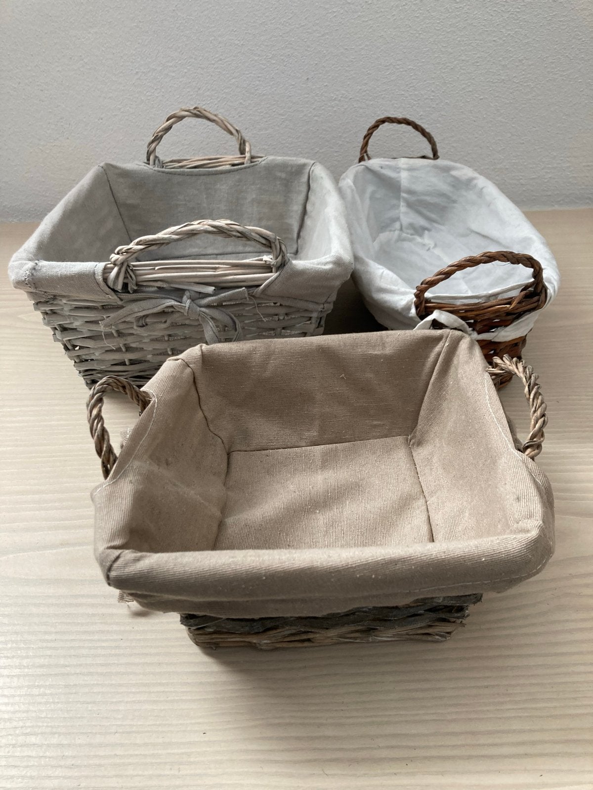 3 Sierlijke Broodmandjes voor een gezellig ontbijt, Gevlochten, Mand, Nieuw, Ophalen of Verzenden