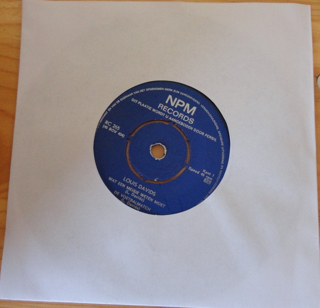 Louis Davids > Wat een meisje weten moet, Ophalen of Verzenden, Gebruikt, 7 inch, Nederlandstalig