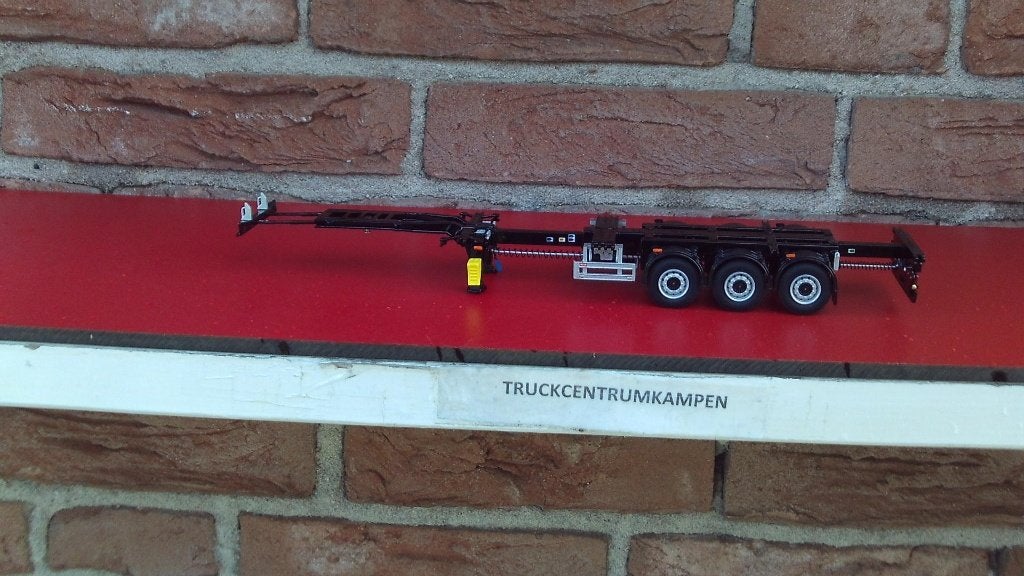 WSI  Container  Trailer  3  Axle  uitschuifbaar., Ophalen of Verzenden, Nieuw, Bus of Vrachtwagen, Wsi