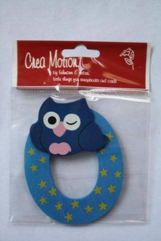 Crea Motion letter O hoog 7,5 cm, Hobby en Vrije tijd, Ophalen of Verzenden, Nieuw, Versiering of Embellishment, Overige merken