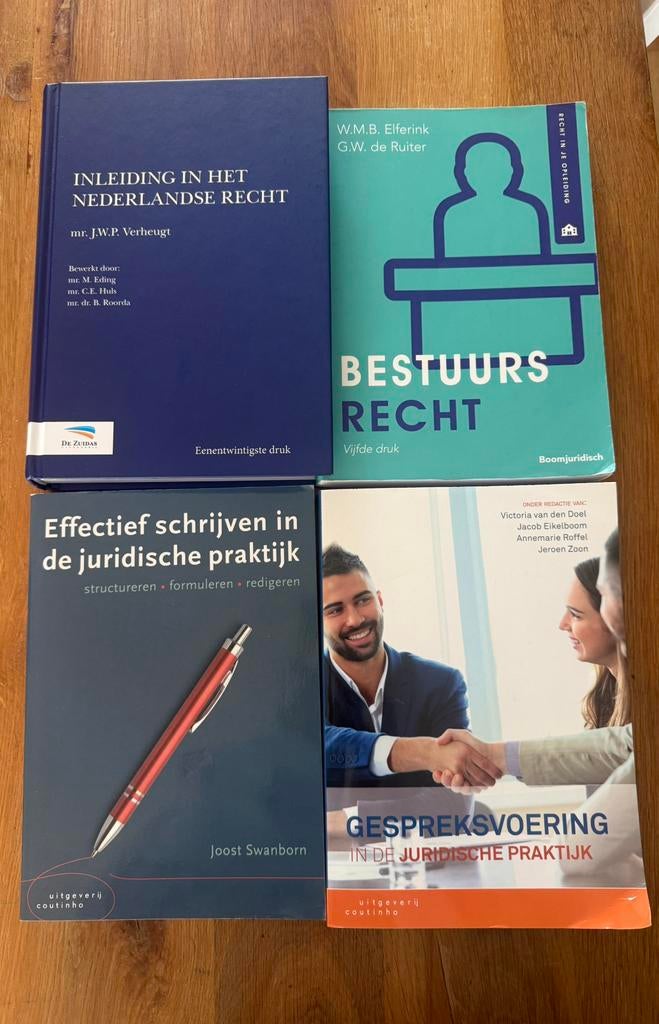 Studieboeken rechten, Boeken, Studieboeken en Cursussen, Ophalen, Alpha, Zo goed als nieuw, HBO