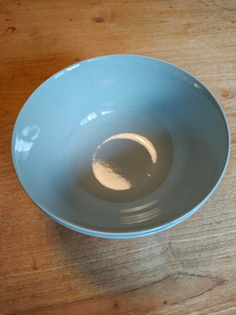 vivo door Villeroy en Boch schalen blauw grijs, Ophalen of Verzenden, Effen, Porselein, Schaal of Schalen