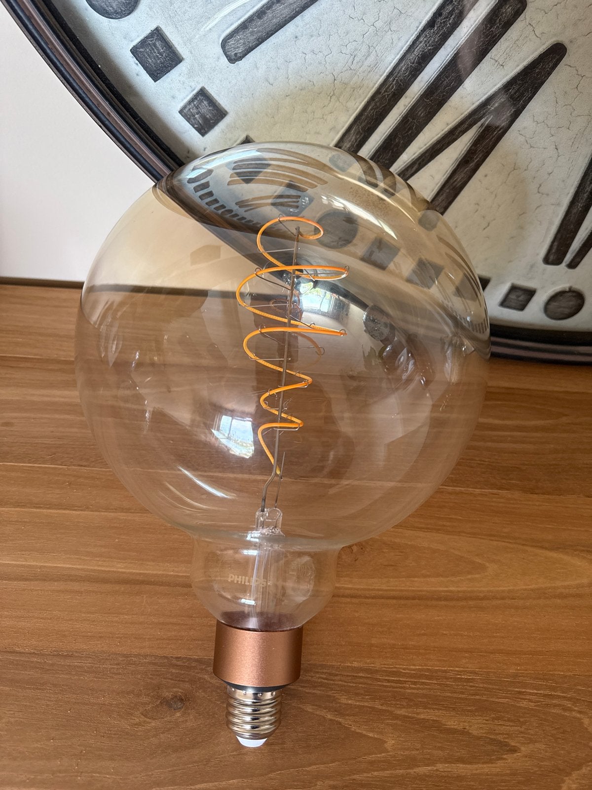 3 Philips LED Giant lampen E27, groot model, warm wit licht, Ophalen, Overige kleuren, Philips, E27 (groot)