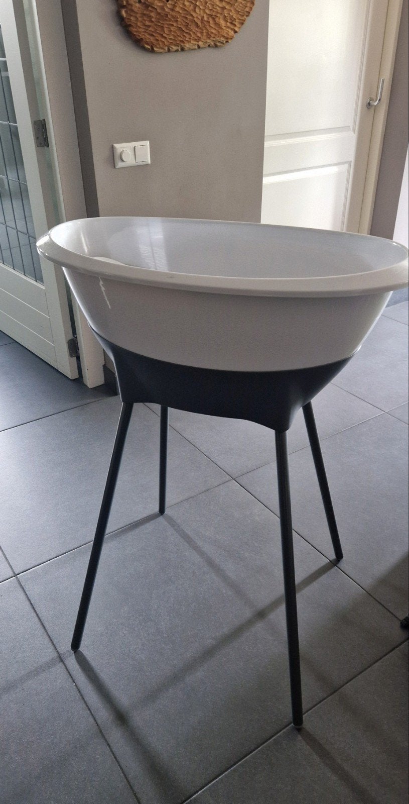 LUMA LIGHT GREY BADJE COMPLEET!, Kinderen en Baby's, Ophalen, Zo goed als nieuw, Badje