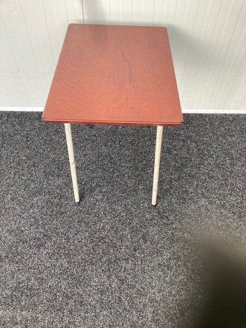 Vintage bijzettafel kunststof jaren 70, Ophalen of Verzenden
