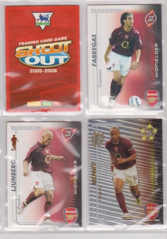 SHOOT OUT Voetbalkaarten F.A. Premier League 2005-2006, Verzenden, Zo goed als nieuw, Buitenlandse clubs, Poster, Plaatje of Sticker