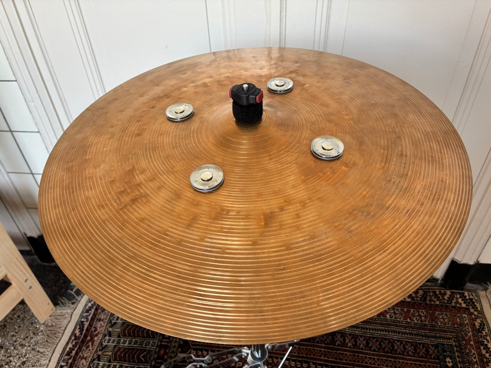 Trashy Sizzle Ride / Crash Bekken, 20”, Gruizige Sound, Ophalen, Gebruikt, Melodische percussie, Nvt