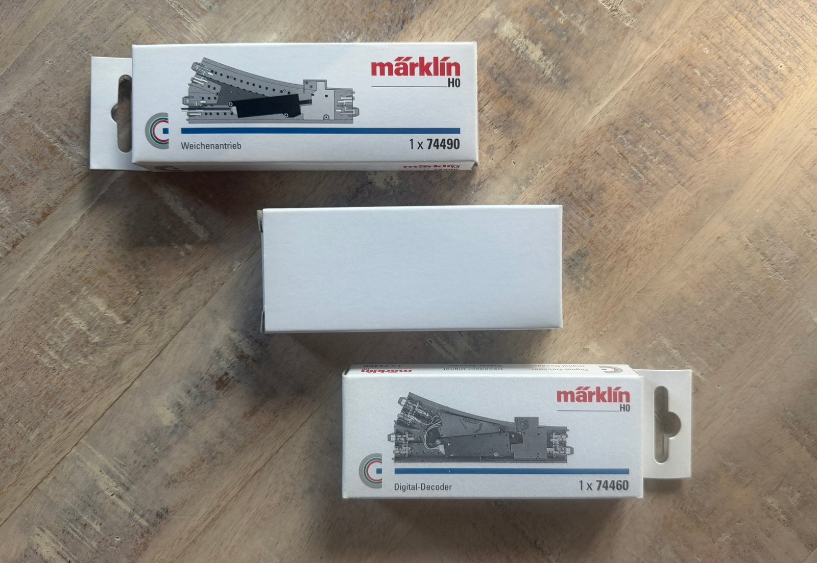 Märklin HO 74445 Digitale wisselaandrijvingsset., Nieuw, Ophalen of Verzenden, Märklin, Transformator of Voeding