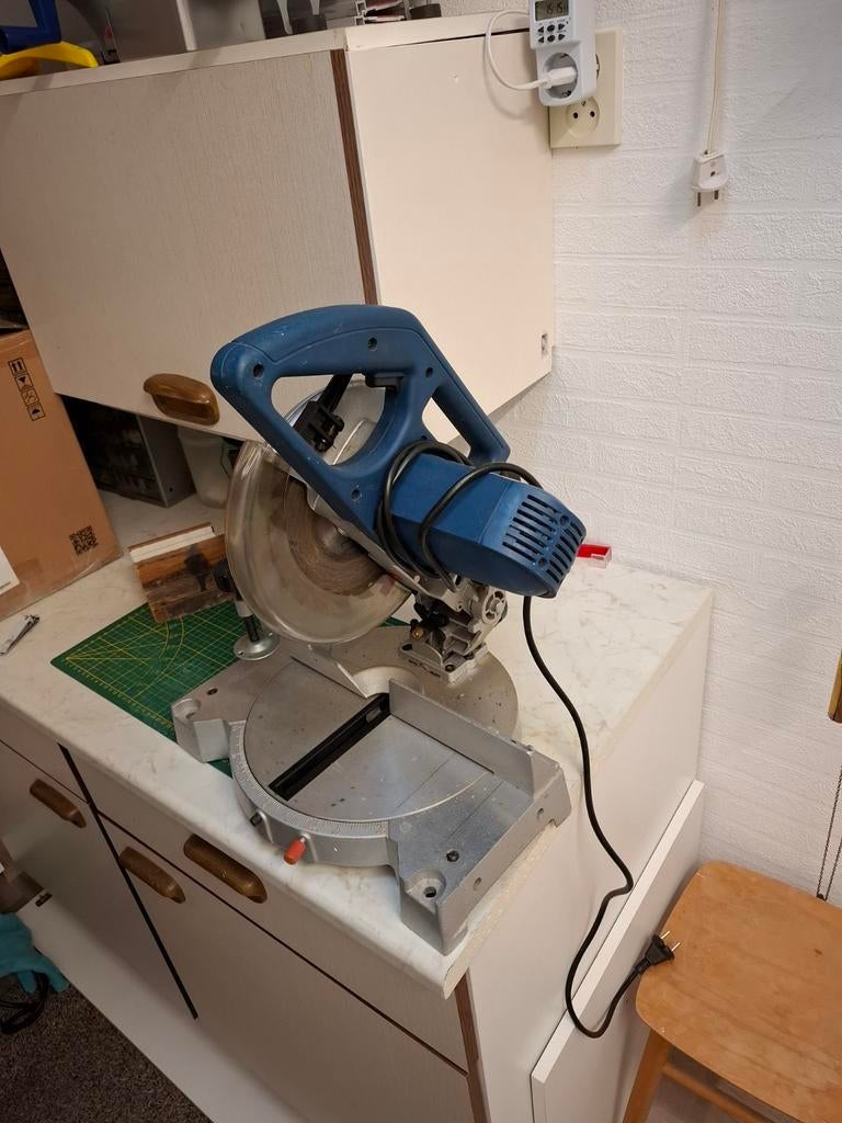 Afkortzaag Top Craft TLMS-1200/2605, Doe-het-zelf en Verbouw, Gereedschap | Zaagmachines, Ophalen, 1200 watt of meer, Afkortzaag
