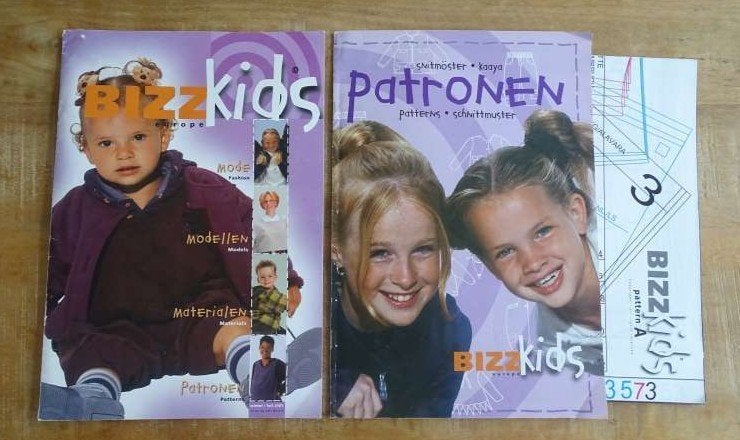​Bizzkids Bizz Kids kindermode winter 2001, ook baby 68/164, Hobby en Vrije tijd, Kledingpatronen, Verzenden, Zo goed als nieuw