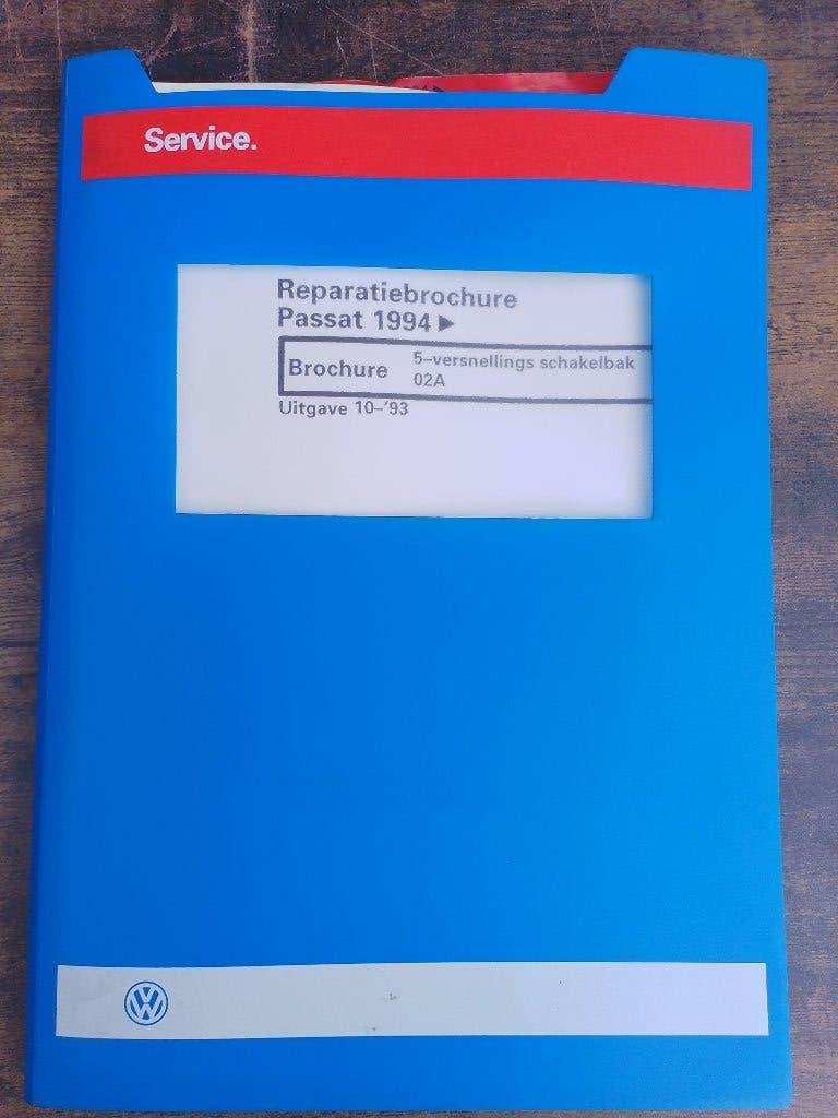 Vw Passat B4 dealer werkplaatsboek versnellingsbak 02A, Verzenden, Gelezen, Volkswagen