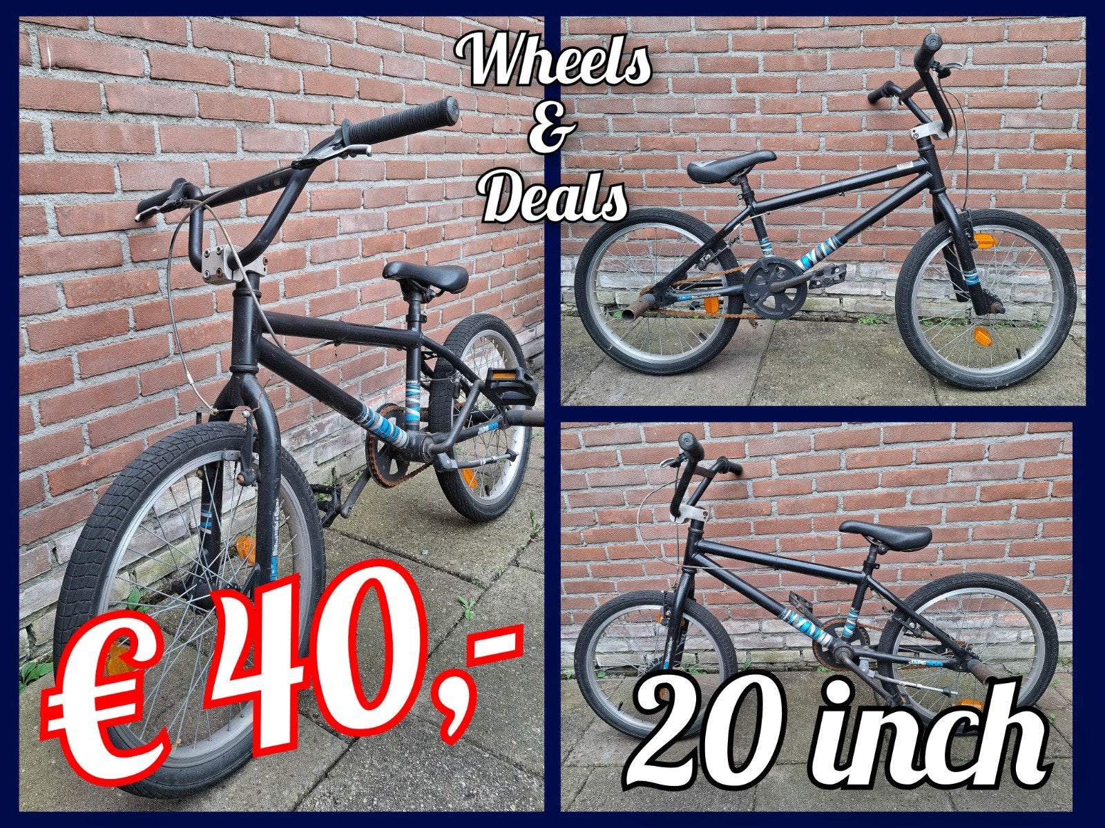 BMX / Crossfiets 20 inch, Ophalen, Gebruikt
