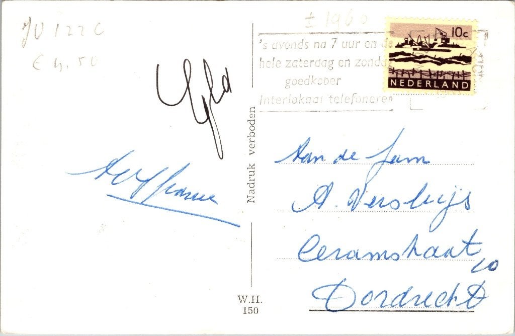 Nunspeet - 12 oude ansichtkaarten IV, Verzamelen, Ansichtkaarten | Nederland, Verzenden, 1960 tot 1980, Gelopen, Gelderland