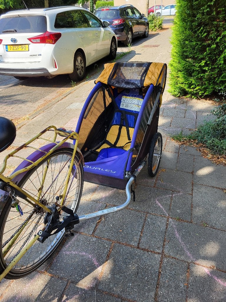 Fietskar 1p, Fietsen en Brommers, Ophalen, Gebruikt, Kinderkar, Burley