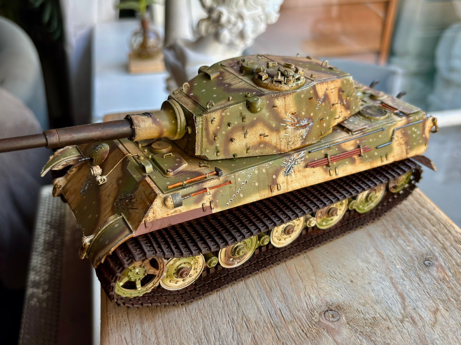 King Tiger late production SDKFZ 182, Overige merken, Gebruikt, Tank, 1:32 tot 1:50