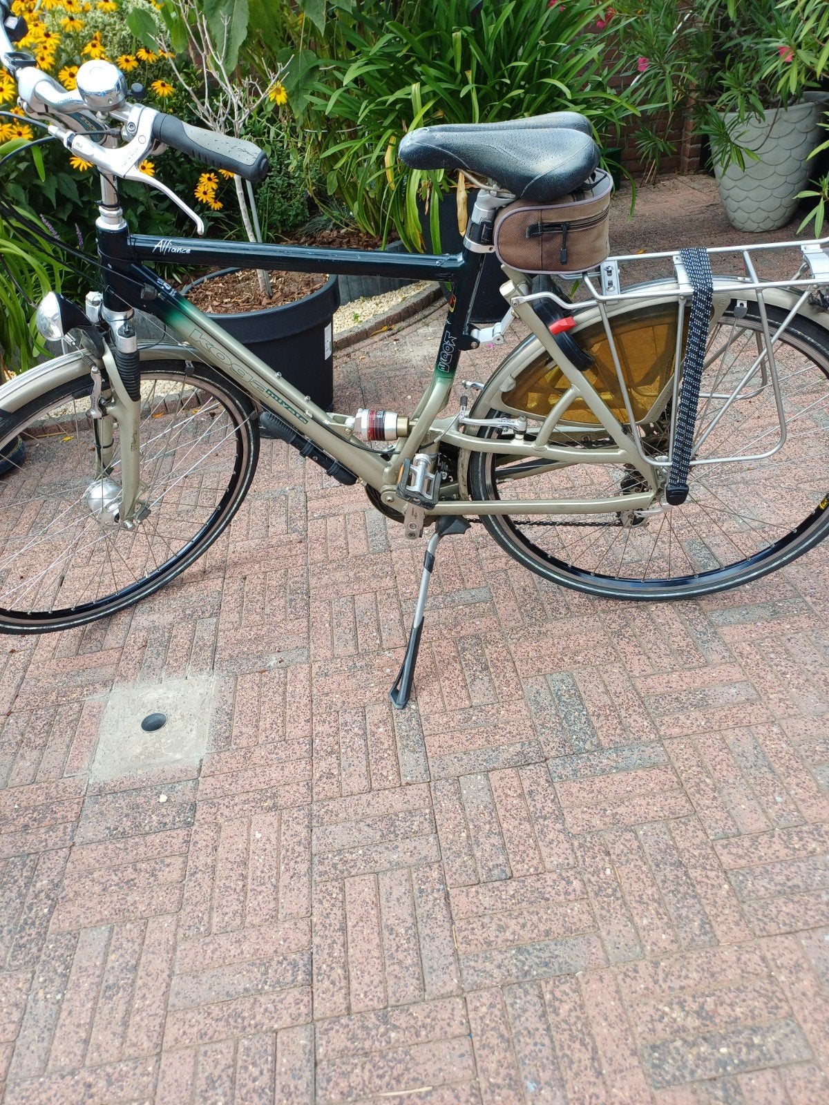 Heren koga fiets, Gebruikt, Velgrem, Versnellingen, 53 tot 57 cm