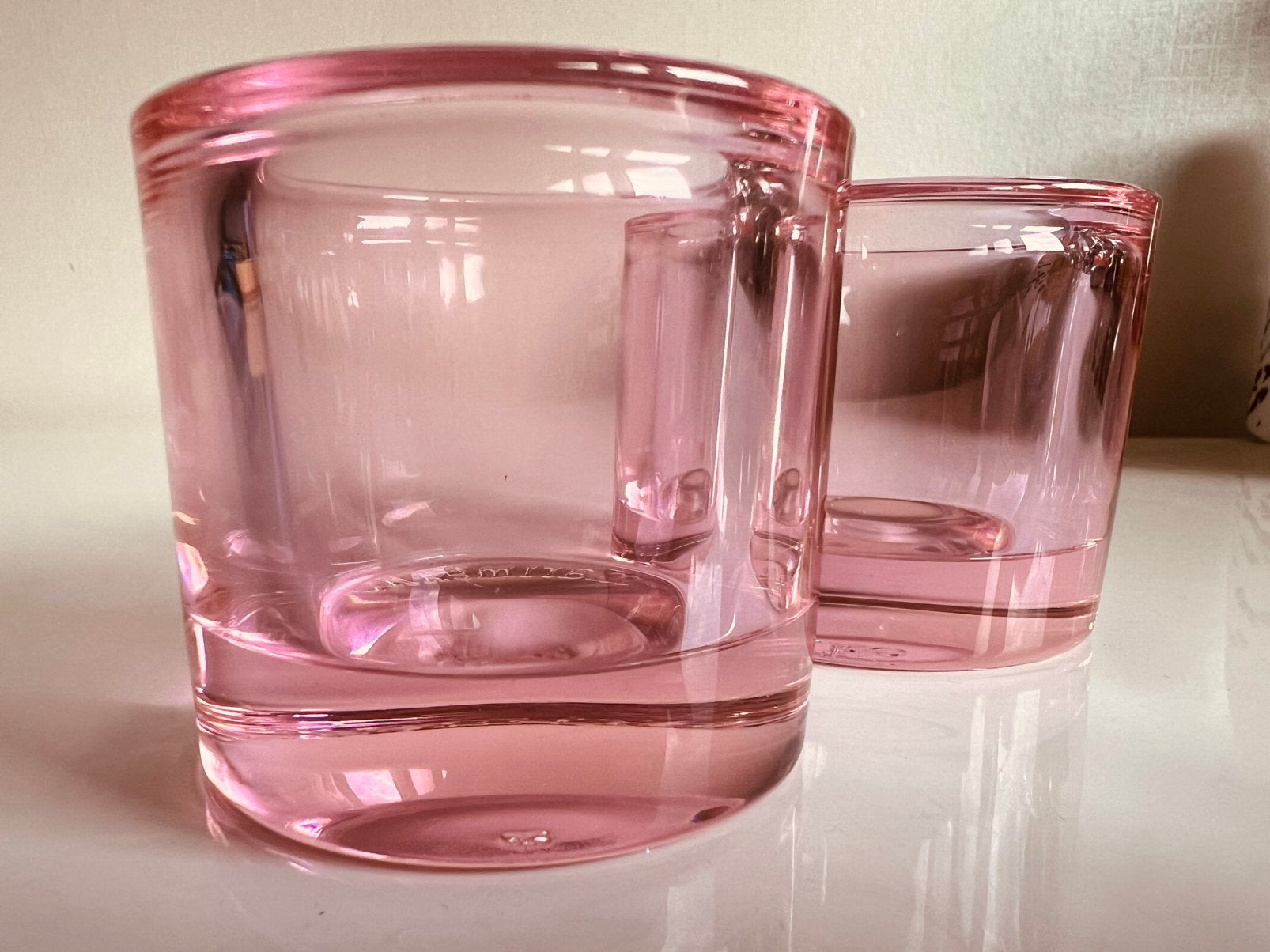 Iittala Kivi Marimekko Kandelaar Pale Pink Roze H. Orvola, Huis en Inrichting, Woonaccessoires | Kandelaars en Kaarsen, Overige materialen