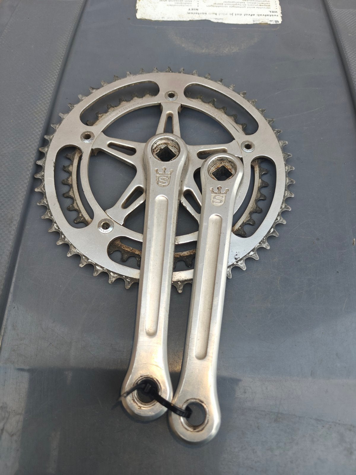 sugino Mighty crankstel, Fietsen en Brommers, Ophalen of Verzenden