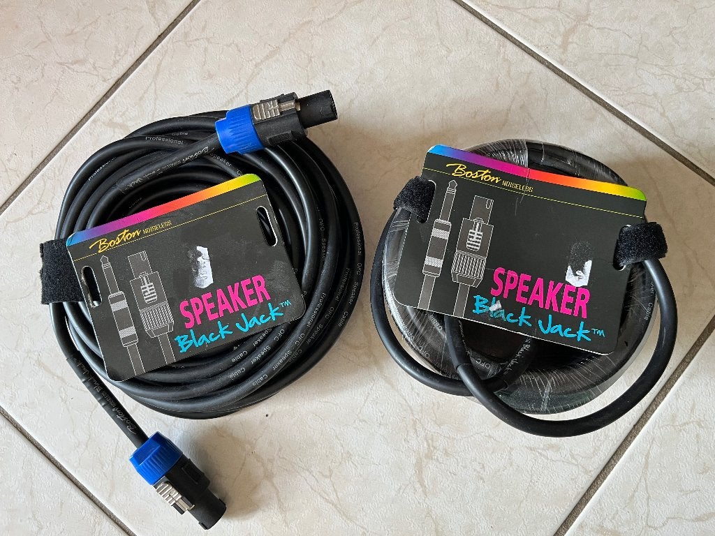 2x Boston professionele OFC speakerkabels, Ophalen of Verzenden, Nieuw, Apparatuur