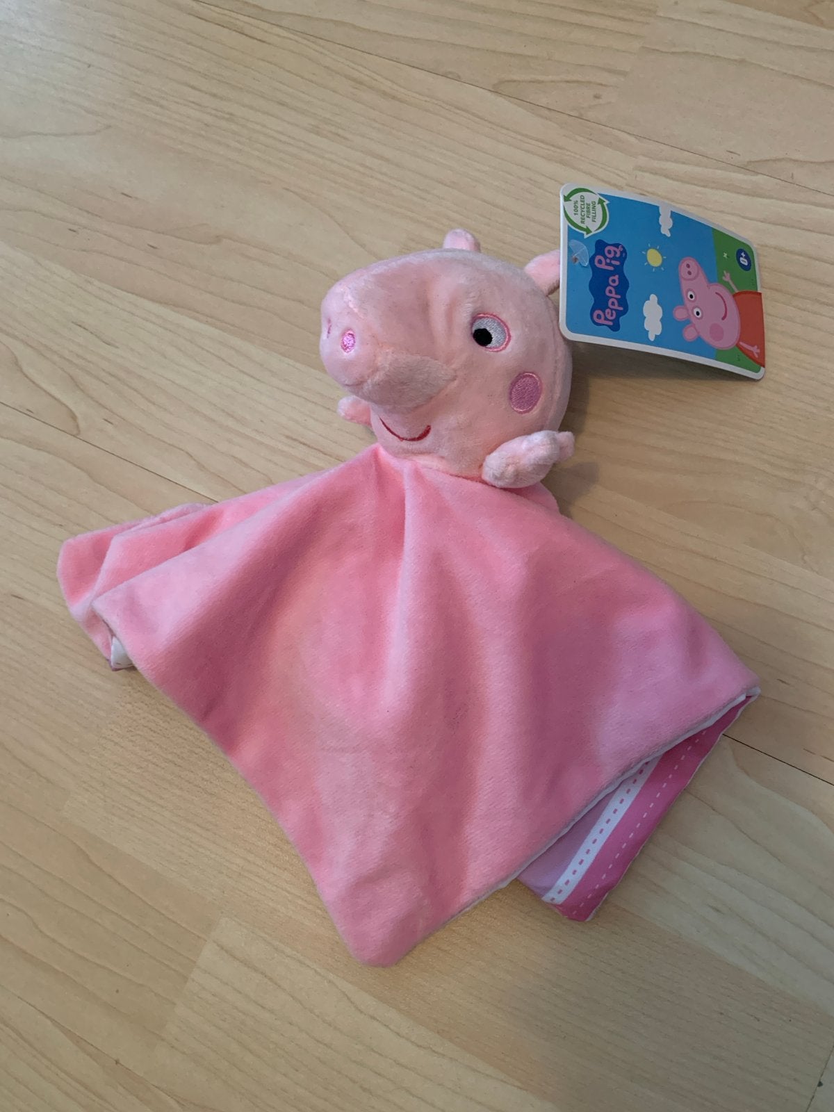 Peppa Pig Knuffeldoekje - Roze en Zacht, Overige merken, Nieuw, Ophalen of Verzenden, Roze