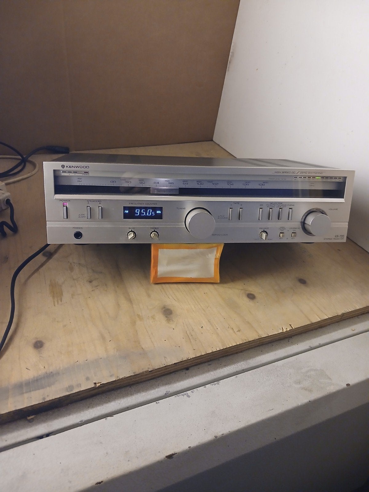 Kenwood KR-720 Stereo Receiver - Vintage Audio, Ophalen of Verzenden, Gebruikt, Stereo, 60 tot 120 watt