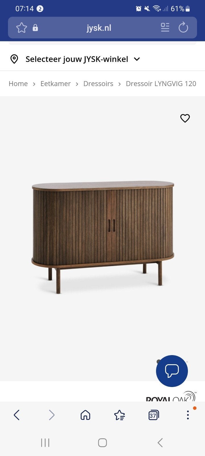 dressoir gezocht, Ophalen of Verzenden, 25 tot 50 cm