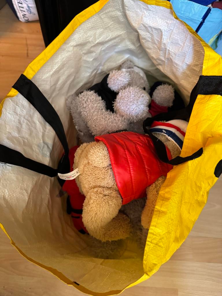 Zak met verschillende soorten knuffels, Kinderen en Baby's, Speelgoed | Knuffels en Pluche, Overige merken, Overige karakters