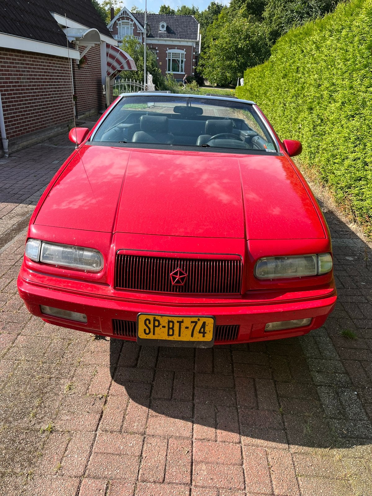 Chrysler Le Baron 3.0 I LX Cabrio V6 AUT E2 1995 Rood, Auto's, Chrysler, Particulier, Le Baron, Benzine, Cabriolet, Automaat, Geïmporteerd