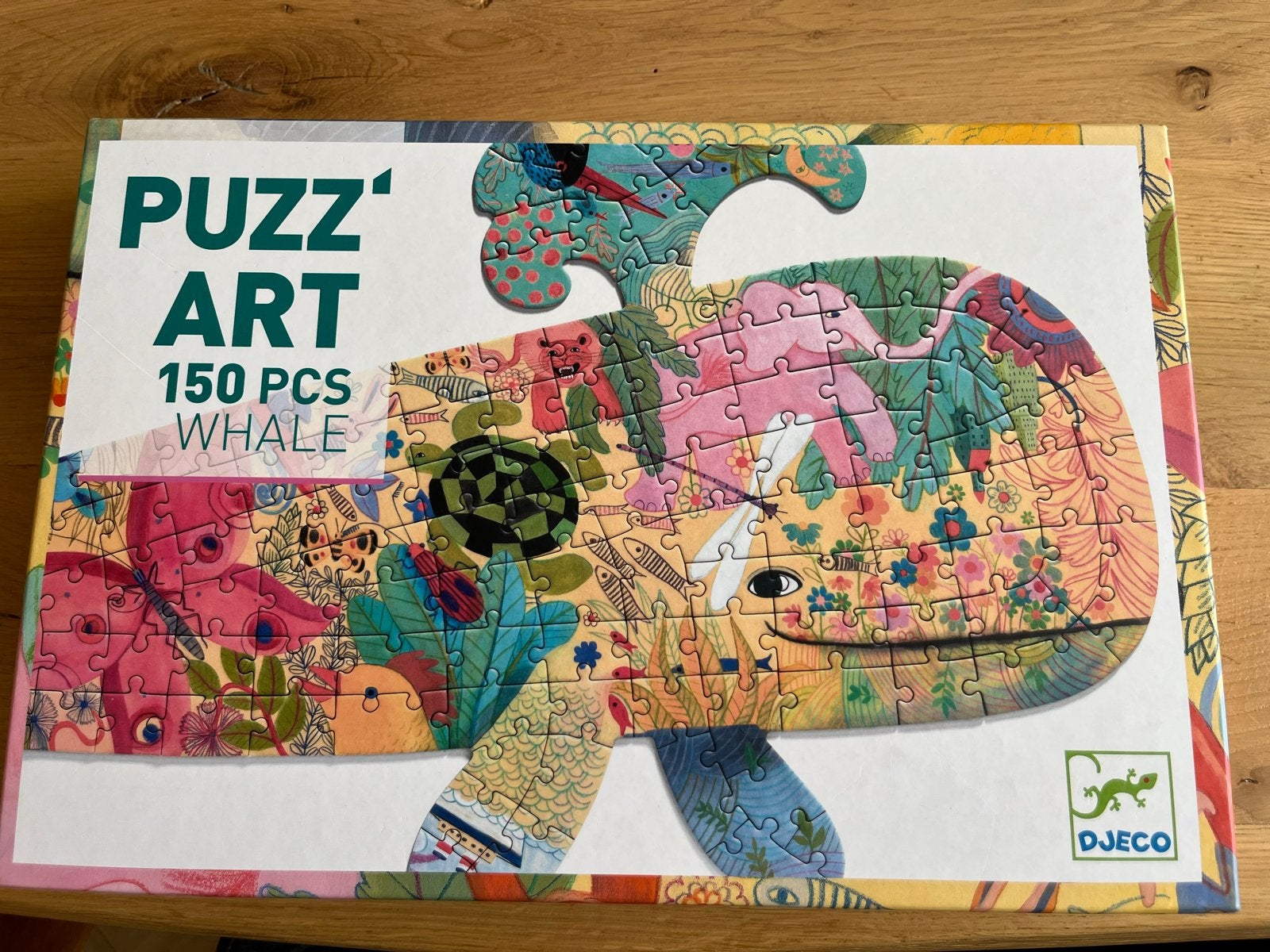 Djeco Puzz'Art Walvis Puzzel 150 Stukjes, Kinderen en Baby's, Speelgoed | Kinderpuzzels, Ophalen of Verzenden, Meer dan 50 stukjes
