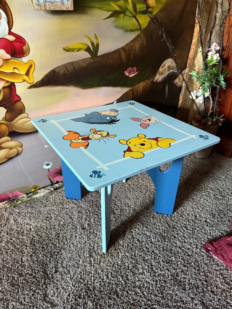 Disney Kinder-Speeltafeltje, Huis en Inrichting, Minder dan 55 cm, Gebruikt, Rechthoekig, Hout
