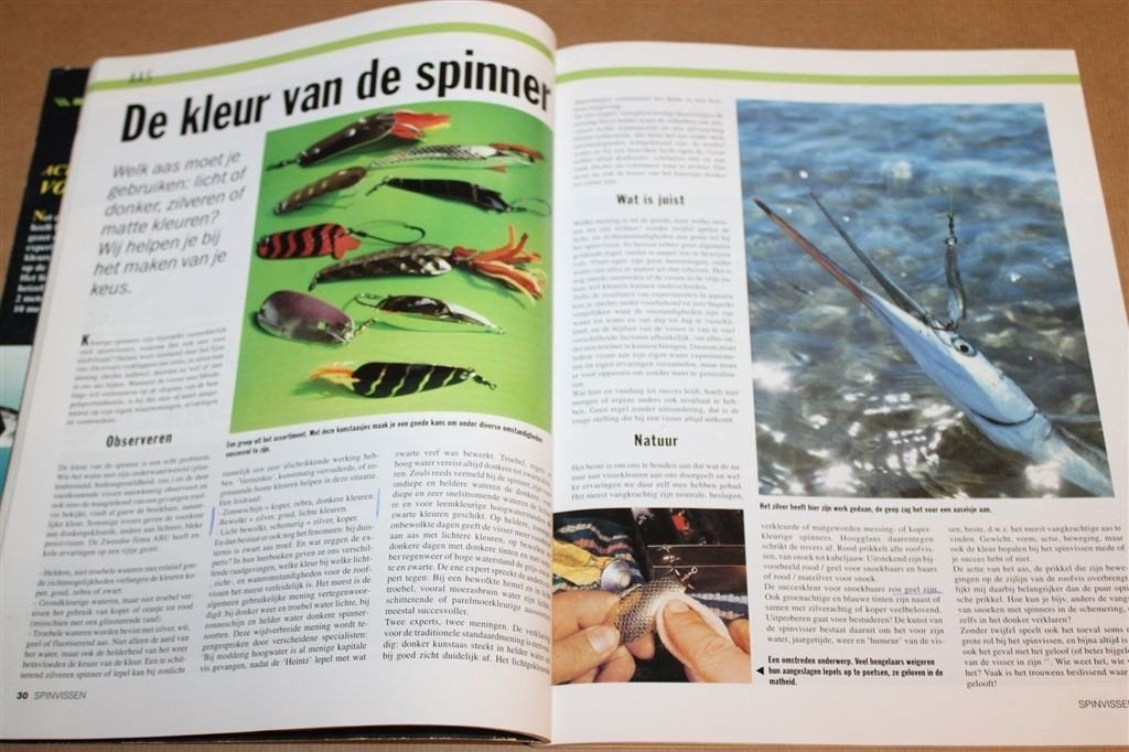 Spinvissen — Kunstaas en Technieken voor Roofvis, Ophalen of Verzenden, Gelezen, Watersport en Hengelsport