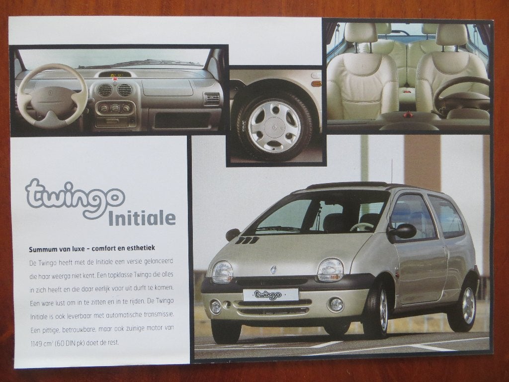 Renault Twingo Initiale (jan. 1999), Ophalen of Verzenden, Nieuw, Renault