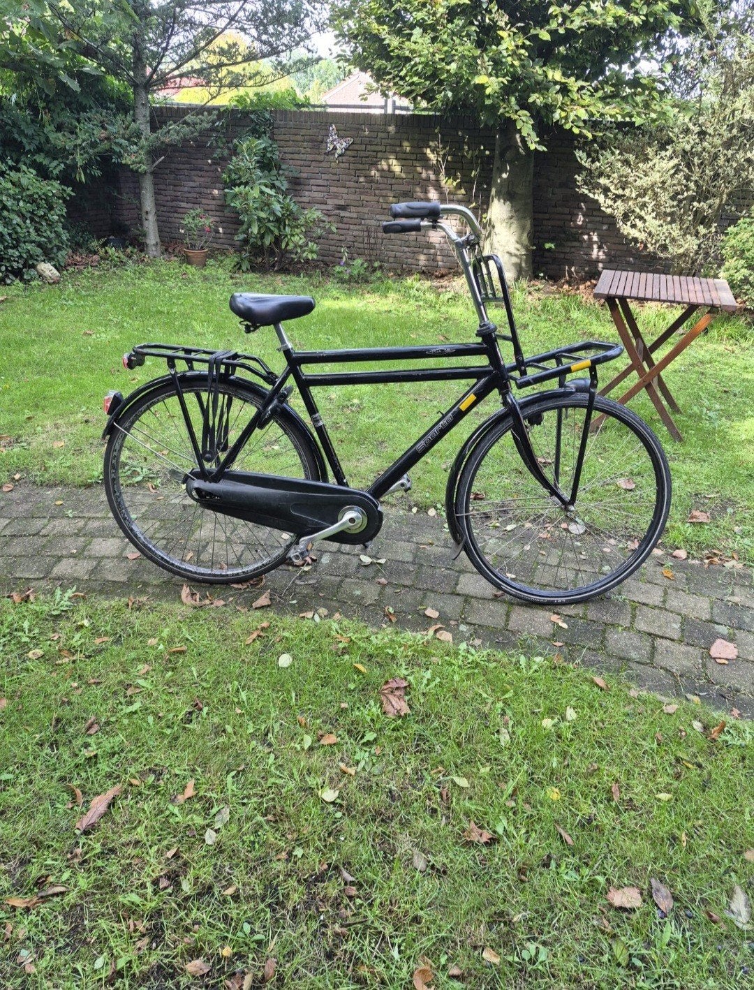 Zwarte sparta fiets, Ophalen, Terugtraprem, Sparta, Gebruikt