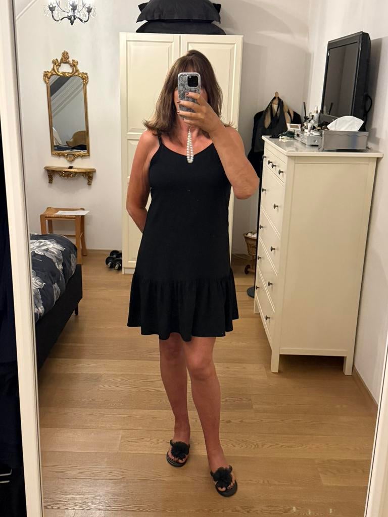 Nieuw! Zwart zomerjurkje (L) van Only, Kleding | Dames, Jurken, Maat 38/40 (M), Zwart, Nieuw, Ophalen of Verzenden
