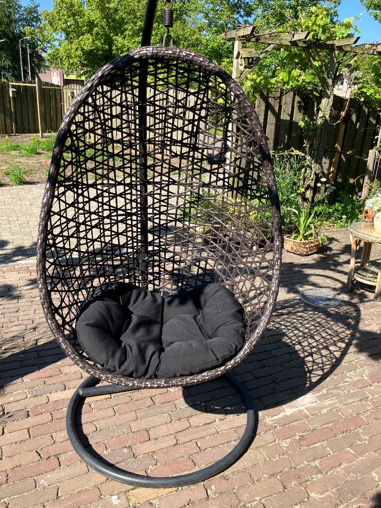 Te koop hangstoel voor buiten, Ophalen, Gebruikt, Kunststof