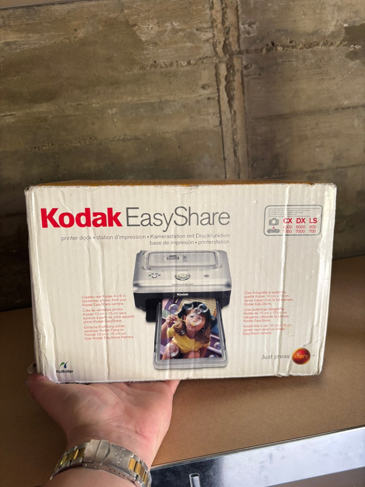 Kodak EASYSHARE Dock 6000 digitale thermische fotoprinter, Ophalen, Zo goed als nieuw, Kodak, Geen optische zoom