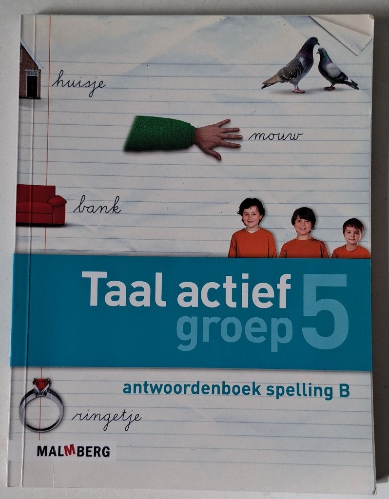 9789034568861 Taal actief 4, Groep 5 Antw. Spelling B, Verzenden, Zo goed als nieuw, Overige niveaus, Nederlands