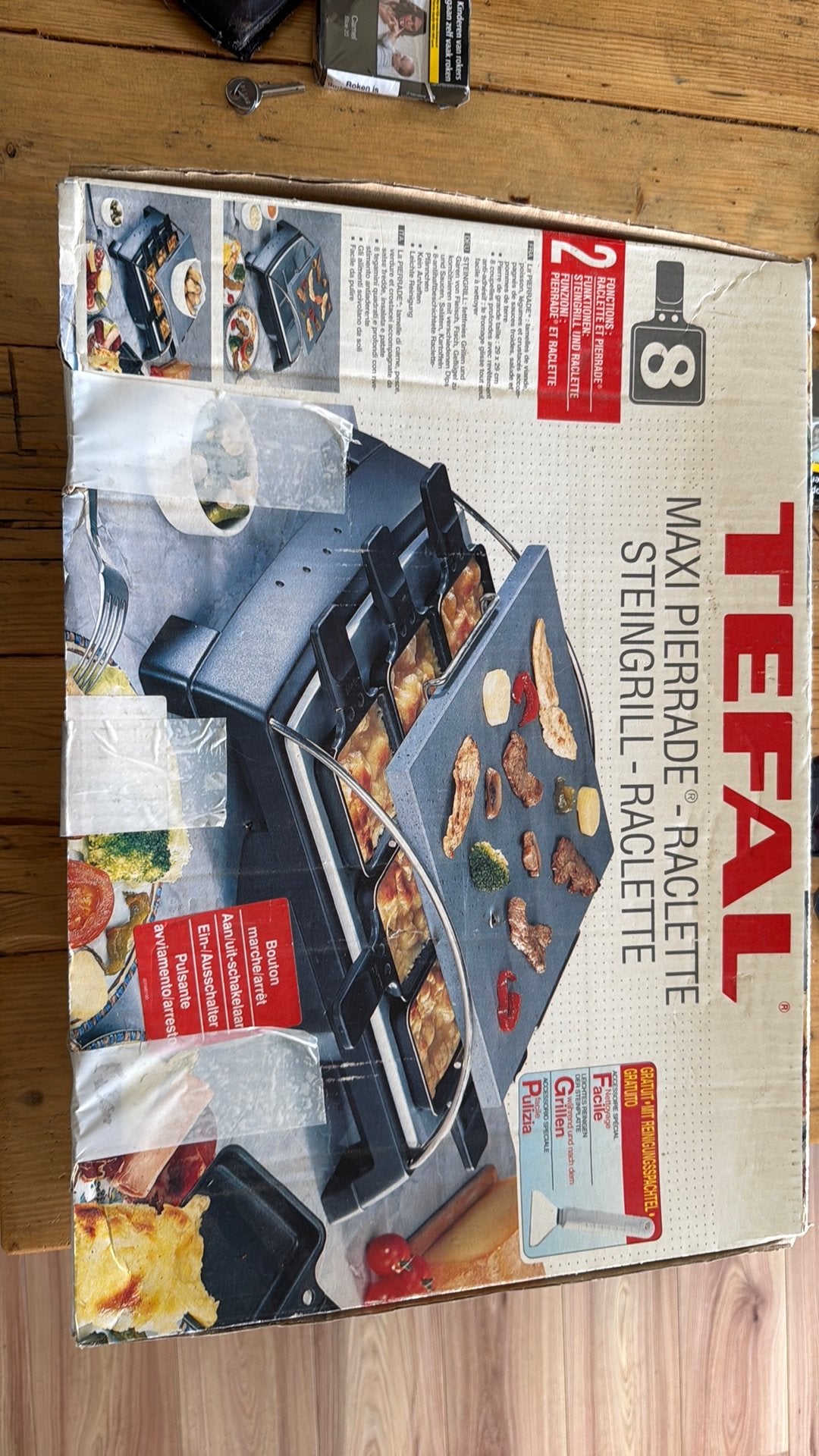 Steen gril gourmetset, Witgoed en Apparatuur, Ophalen, Zo goed als nieuw