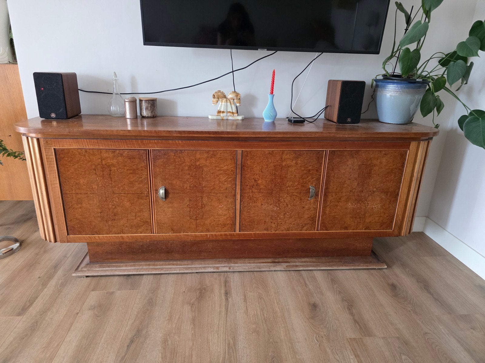 Vintage midcentury dressoir met afgeronde hoeken, Ophalen
