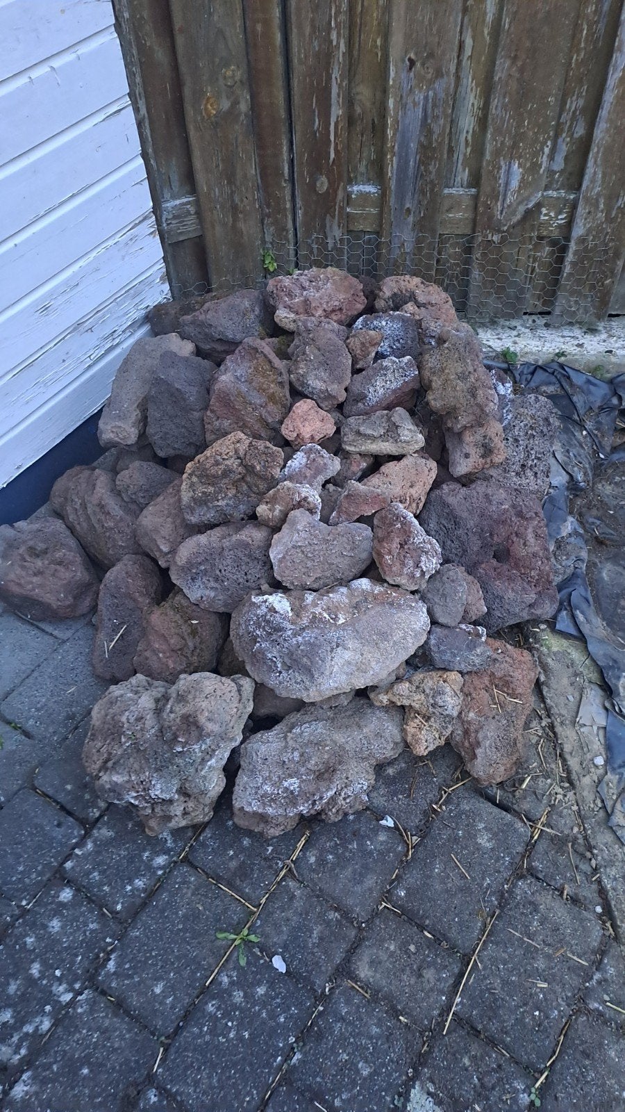 Lavastenen, Ophalen, Gebruikt