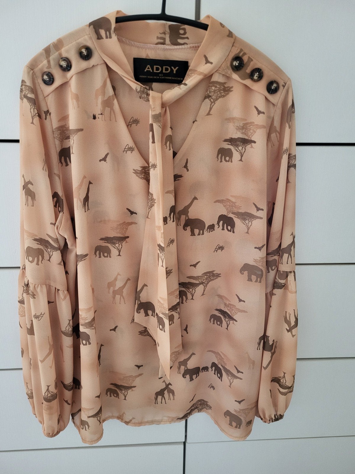 ADDY VAN DEN KROMMENACKER BLOUSE  M., Verzenden, Zo goed als nieuw, Maat 38/40 (M)