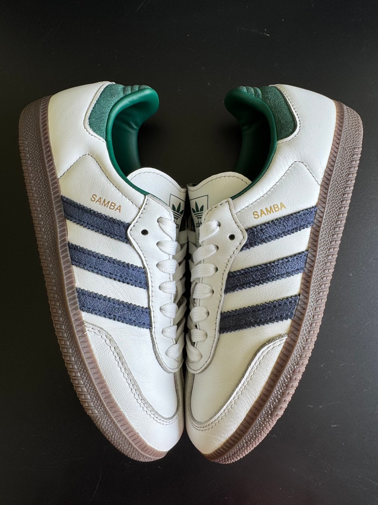 Adidas samba, echt leer maat 38, Wit, Ophalen of Verzenden, Sneakers of Gympen, Zo goed als nieuw