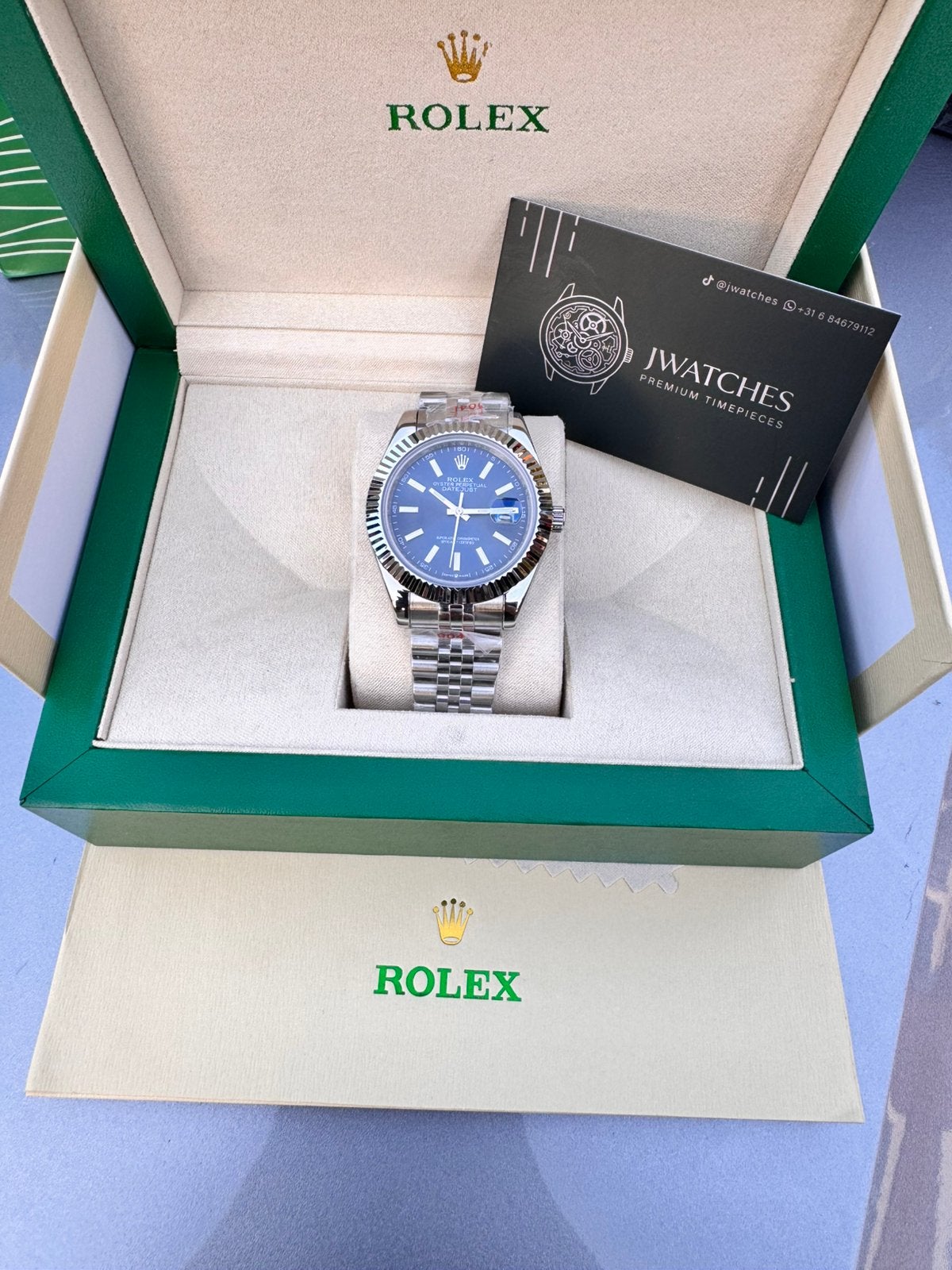 Rolex datejust 41mm ⚠️ Lees Beschrijving…, Polshorloge, Overige materialen, Ophalen of Verzenden, Zo goed als nieuw