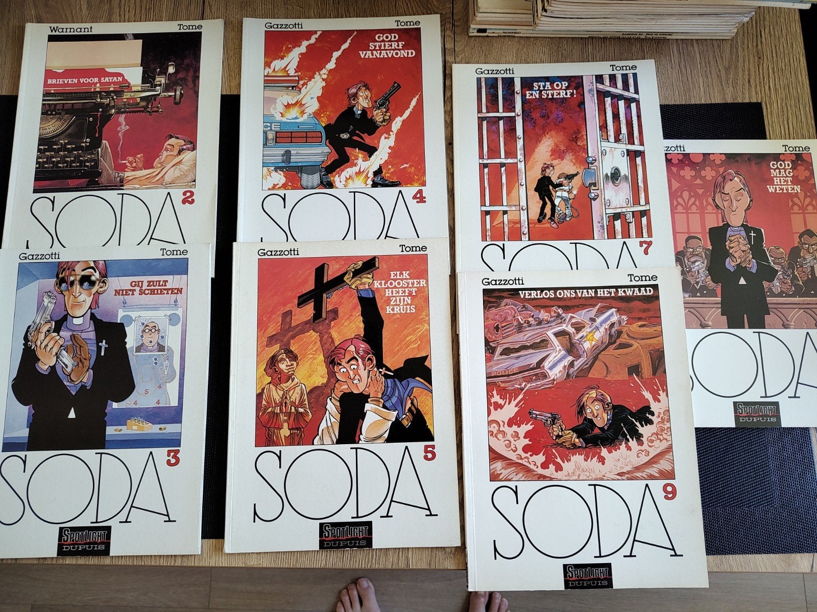 Soda Stripboeken - Nummers 2, 3, 4, 5, 7, 9, 10, Meerdere stripboeken, Ophalen of Verzenden, Zo goed als nieuw