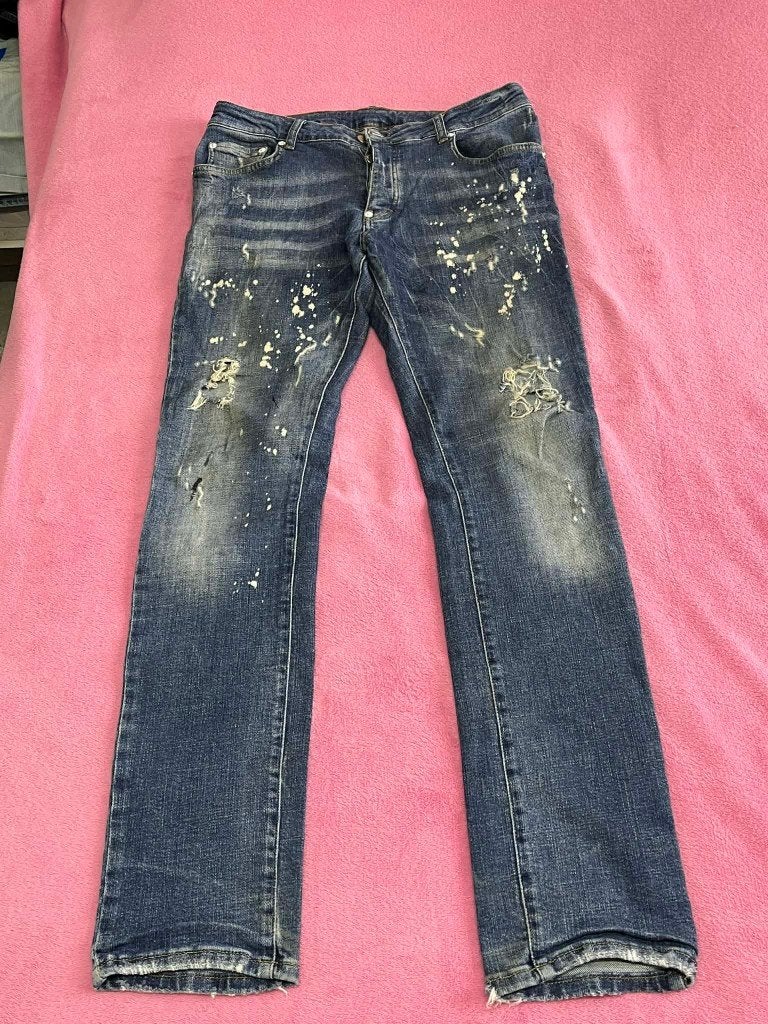 Herenbroek, Kleding | Heren, Ophalen of Verzenden, Zo goed als nieuw, Blauw