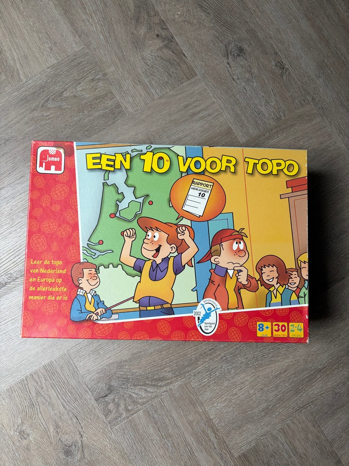 Jumbo Een 10 voor Topo - Leer Topografie Spel, Drie of vier spelers, Ophalen of Verzenden, Gebruikt